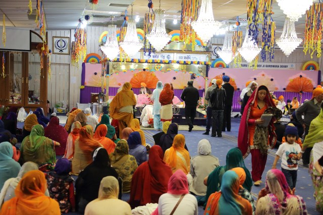sikh, vaisakhi, gurdwara, indian, derby news, normanton